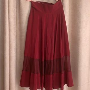 New ByEgreis burgundy skirt